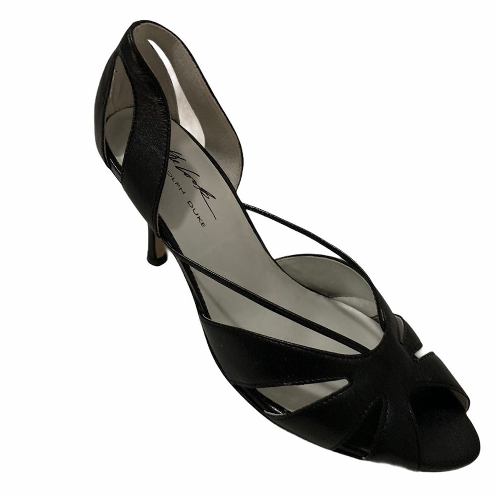 RANDOLPH DUKE | The Look black kitten heels NEW